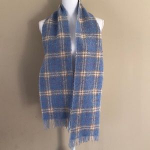 Burberry Wool Boucle Checked Scarf